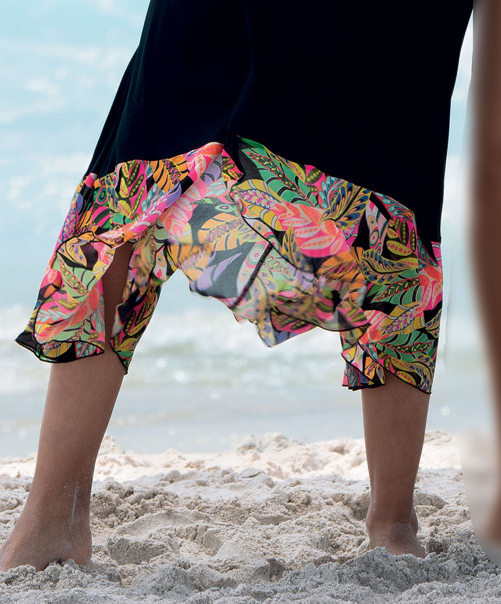 Jupe de plage forme portefeuille La Frida Antigel multicolore Antigel Bain ESB5165-FC