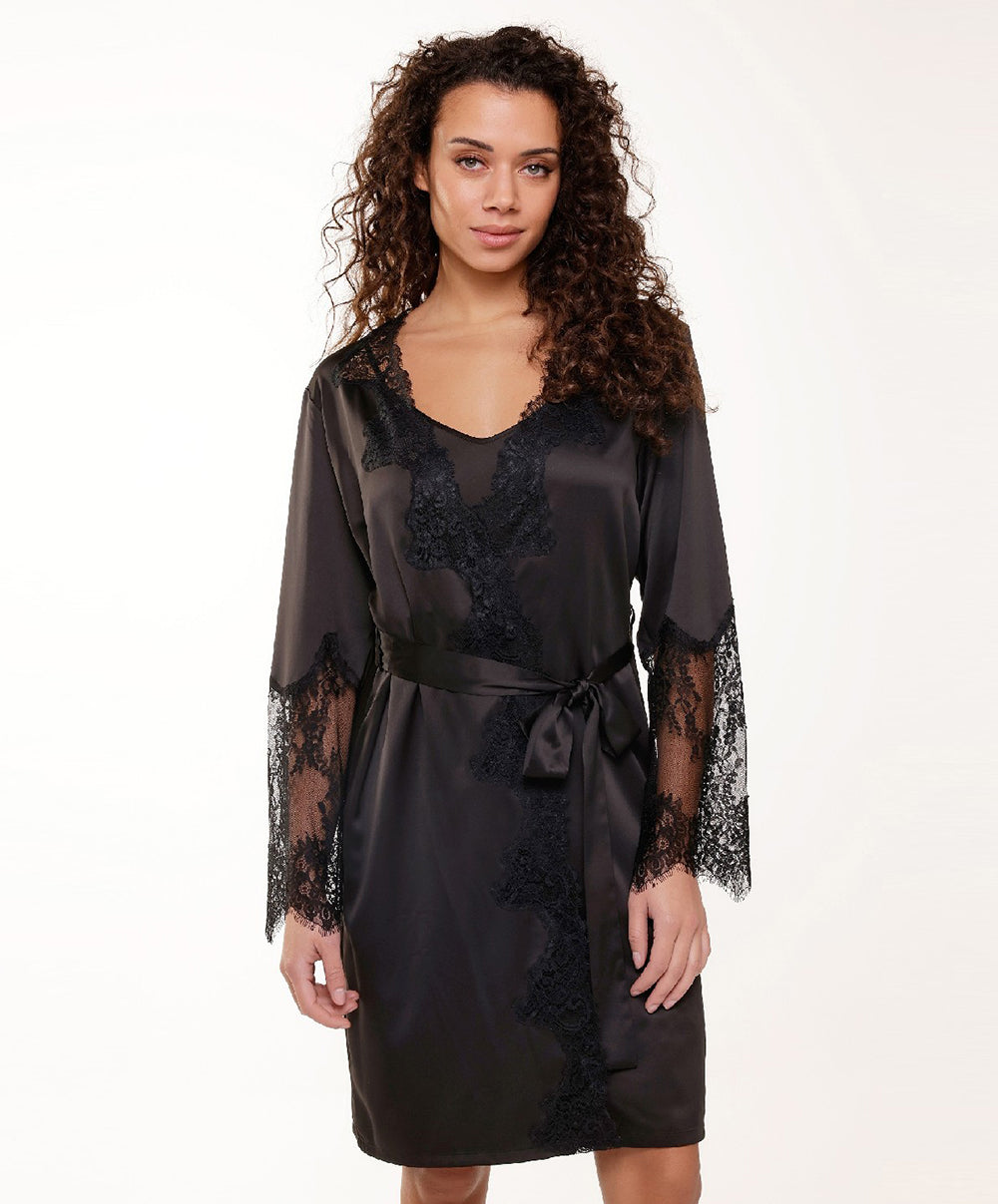 Kimono femme nuit Lingadore Lingadore nightwear 7507KM-02-NOIR