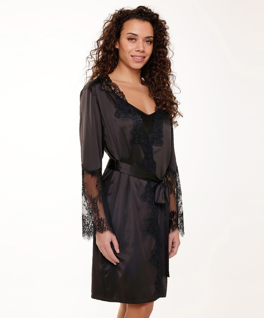 Kimono femme nuit Lingadore Lingadore nightwear 7507KM-02-NOIR