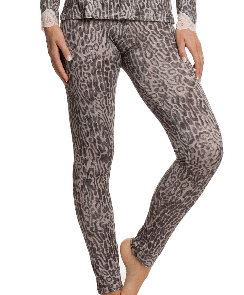 Legging panthere optic Antigel de Lise Charmel taupe rose