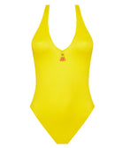 Maillot de bain 1 pièce sans armatures La Muse des Vagues jaune Antigel Bain EBB9226-JA 100