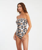 Maillot de bain 1 pièce bustier gainant sans armatures Geo Nuria Ferrer Swimwear & Beachwear NF-9273-UNIC-GEO 3