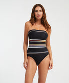 Maillot de bain 1 pièce bustier gainant sans armatures Sunset Nuria Ferrer Swimwear & Beachwear NF-4202-UNIC-SUNSET