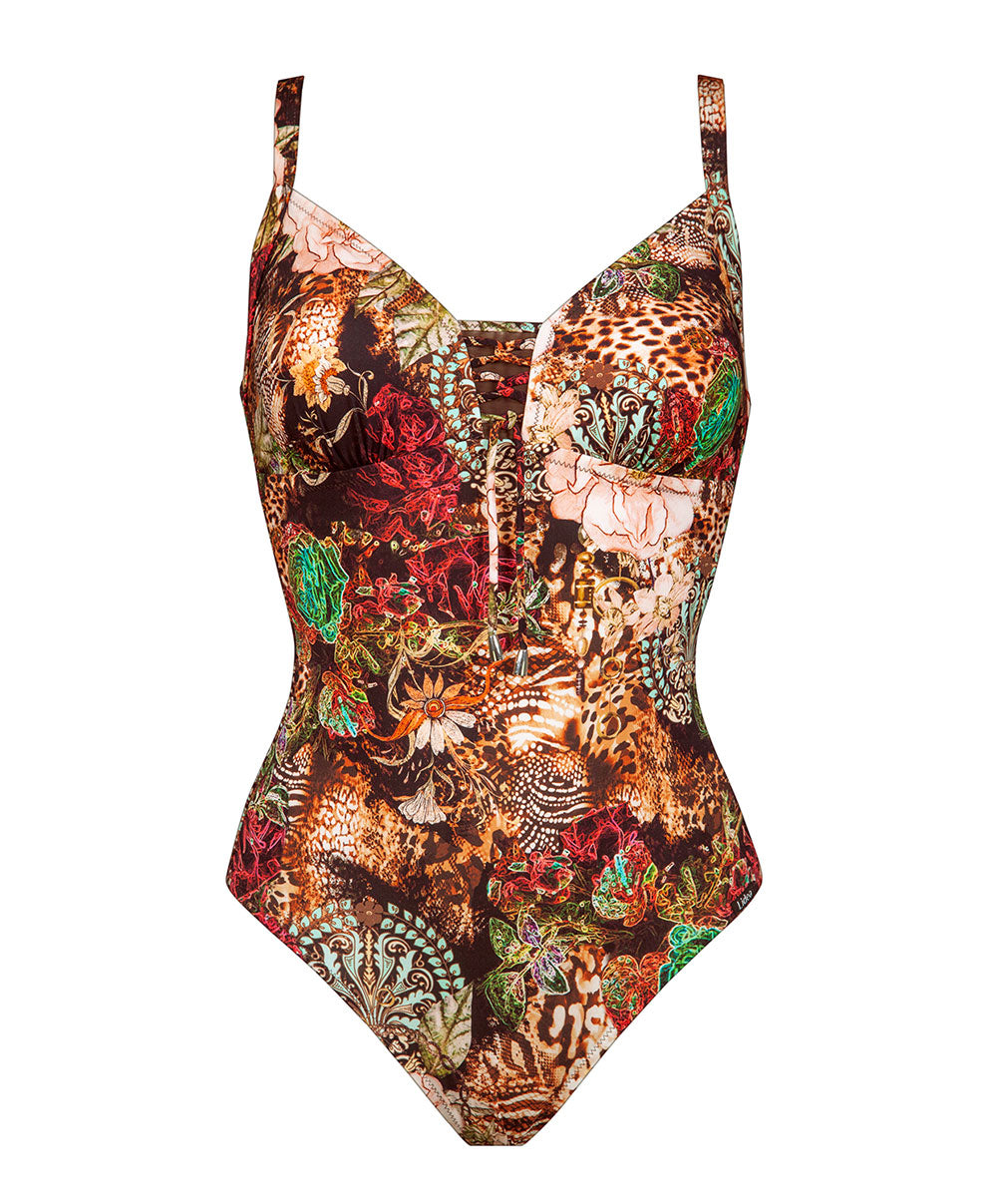 Maillot de bain 1 pièce gainant sans armatures Scentory Lidea Swimwear sculptant LI-8603-480-088