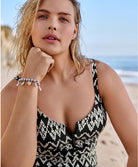 Maillot de bain 1 pièce gainant sans armatures Zigzag Companions Lidea Swimwear sculptant LI-8560-578-594