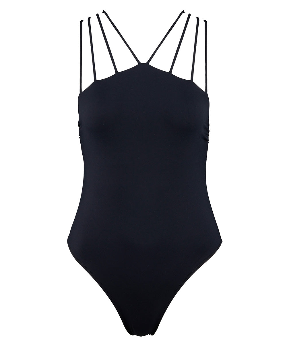 Maillot de bain 1 pièce sexy sans armatures Aubade Bain Secret Laguna noir 2T67-NOIR