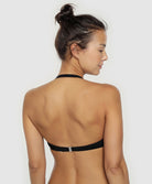 Maillot de bain bandeau La Smart Chérie noir jet set Antigel Bain EBA7119-NJ face