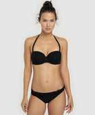 Maillot de bain bandeau La Smart Chérie noir jet set Antigel Bain EBA7119-NJ face