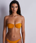 Haut de maillot bandeau coque amovible Gipsy muse Saffron Aubade Bain 2P06-O-SAFF
