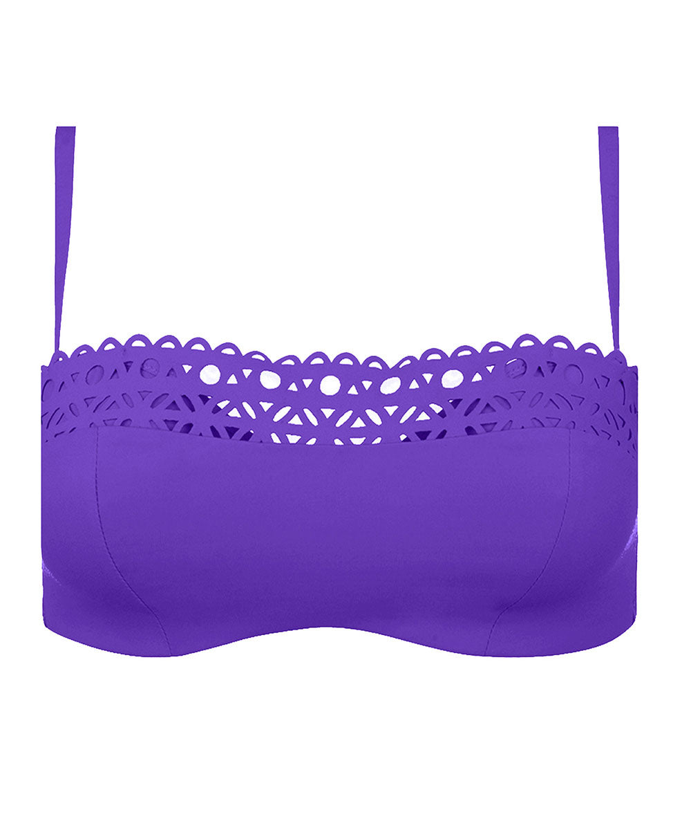 Maillot de bain brassière Lise Charmel bain Ajourage Couture iris ABA5015-IC