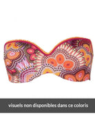 Maillot de bain bandeau coque L'Avatar Antigel bleu Antigel de Lise Charmel EBA7132-BA face