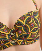 Maillot de bain bandeau coque La Muse Africa jaune Antigel Bain EBB7156-JA
