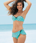 Maillot de bain bandeau coque La Pois Toujours acqua brun Antigel Bain EBA7122-PA fashion