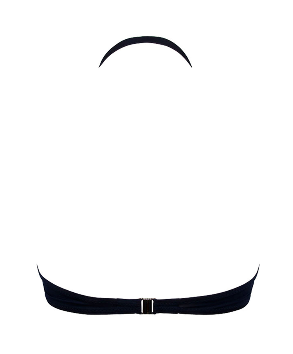 Maillot de bain bandeau coque La Belle à Bord or navy Antigel Bain EBB7175-ON