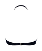 Maillot de bain bandeau coque La Belle à Bord or navy Antigel Bain EBB7175-ON
