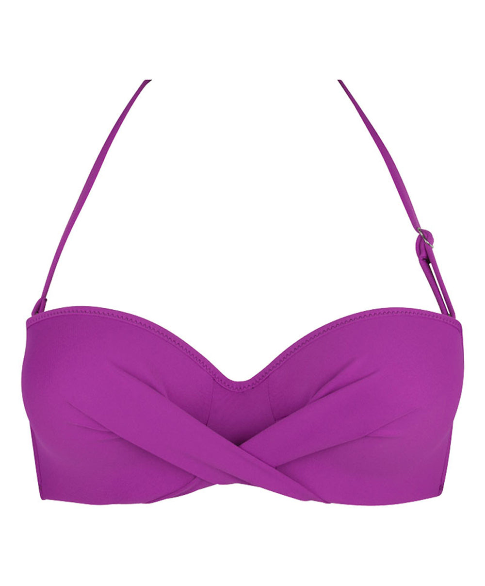 Maillot de bain bandeau coque La Chiquissima émeraude Antigel Bain EBB7114-MA 1