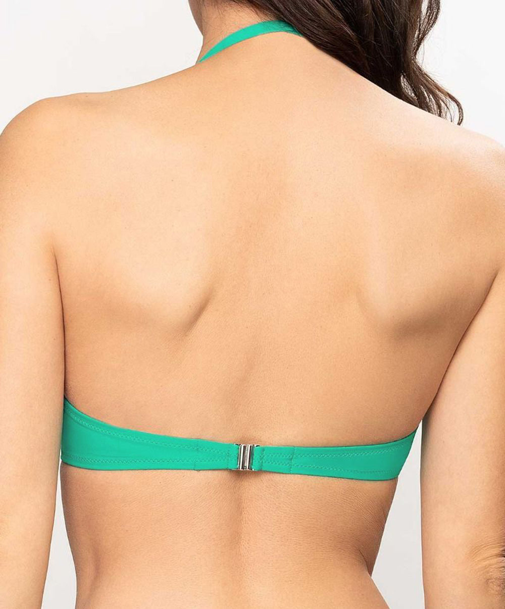 Maillot de bain bandeau coque La Chiquissima émeraude Antigel Bain EBB7114-MD 3