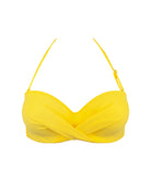Maillot de bain bandeau coque La Chiquissima jaune Antigel Bain EBB7114-MS