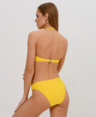 Maillot de bain bandeau coque La Chiquissima jaune Antigel Bain EBB7114-MS