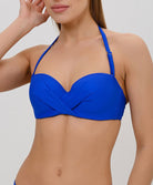 Maillot de bain bandeau coque La Chiquissima bleu electric Antigel Bain EBB7114-ME 