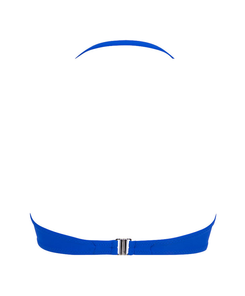 Maillot de bain bandeau coque La Chiquissima bleu electric Antigel Bain EBB7114-ME 