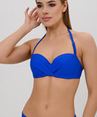 Maillot de bain bandeau coque La Chiquissima bleu electric Antigel Bain EBB7114-ME 