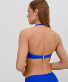 Maillot de bain bandeau coque La Chiquissima bleu electric Antigel Bain EBB7114-ME 