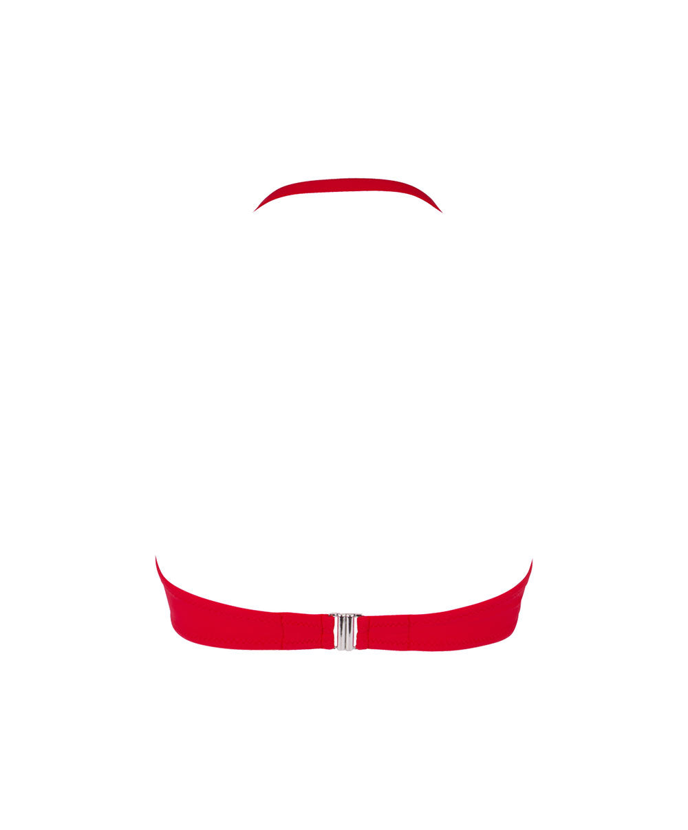 Maillot de bain bandeau coque La Chiquissima rouge Antigel Bain EBB7114-MR 10