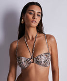 Haut de maillot de bain bandeau coque amovible Fierce spirit Serpent Aubade Bain 2V06-O-SERP