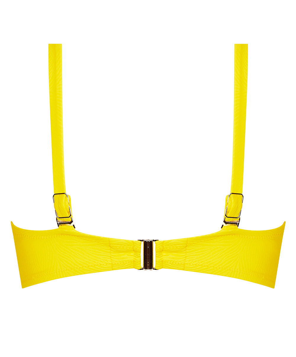 Maillot de bain bandeau grande taille La Muse des Vagues jaune Antigel Bain FBB7126-JA 100