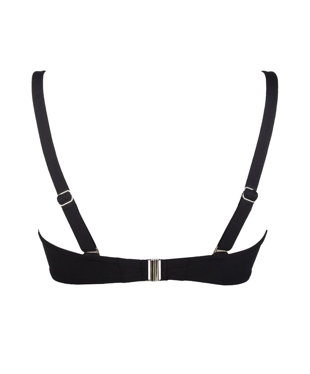 Maillot de bain bandeau grande taille La Chiquissima noir Antigel Bain FBB7114-NO 5