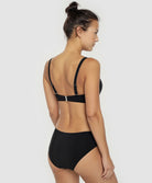Maillot de bain bandeau grande taille à coques La Smart Chérie noir jet set Antigel Bain FBA7119-NJ fashion