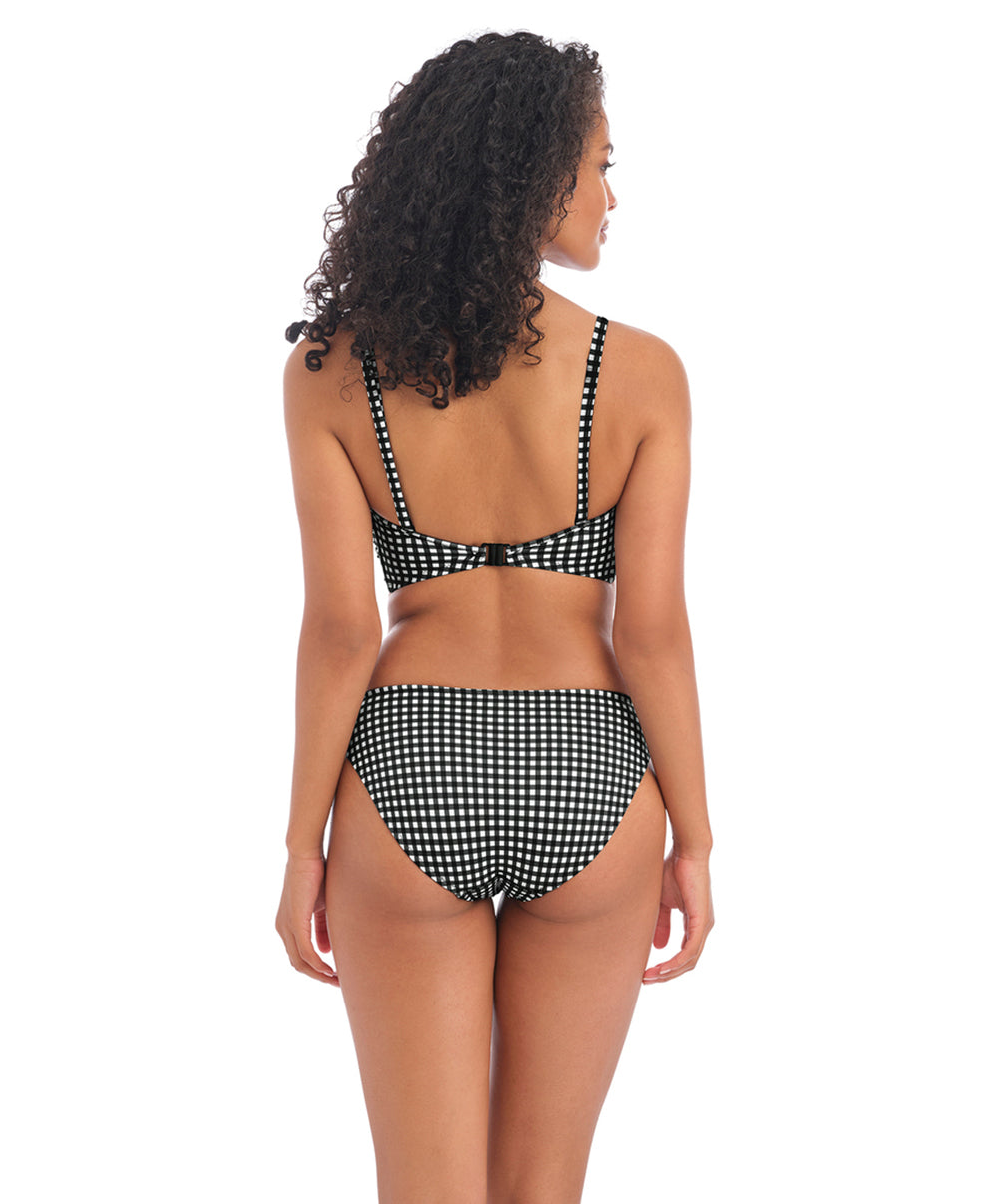 Maillot de bain bandeau paddé armatures multipositions Check In monochrome Freya swim AS201910-MOM