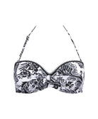 Maillot de bain bandeau tour de cou La bandana Blanc Antigel Bain EBB7194-BB