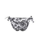 Maillot de bain bikini avec nouettes La bandana Blanc Antigel Bain EBB0194-BB