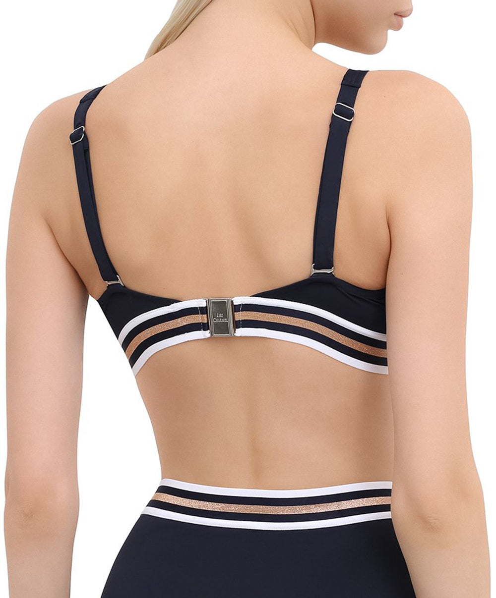 Maillot de bain brassière sans armatures Lise Charmel bain Énergie Nautique encre ABA2135-EN enemble