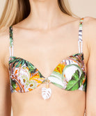Soutien-gorge de bain coque effet push Lise Charmel bain Féérie Tropicale nature tropicale ABB8548-NT