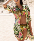 Soutien-gorge de bain coque effet push Lise Charmel bain Jungle Panthère jungle nature ABA8529-JN face