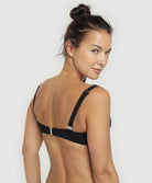 Soutien-gorge de bain corbeille bonnet profond La Smart Chérie noir jet set Antigel Bain FBA3519-NJ face