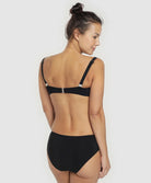 Soutien-gorge de bain corbeille bonnet profond La Smart Chérie noir jet set Antigel Bain FBA3519-NJ face