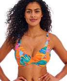 Haut de maillot de bain grandes tailles décolleté plongeant Aloha coast Zest Freya swim AS205213-ZET