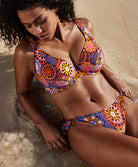 Haut de maillot de bain grandes tailles décolleté plongeant Santiago nights Mui Freya swim AS205613-MUI