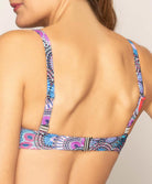 Maillot de bain grande taille coque Antigel de Lise Charmel L'Avatar Antigel bleu FBA4032-BA face