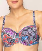 Maillot de bain grande taille coque Antigel de Lise Charmel L'Avatar Antigel bleu FBA4032-BA face
