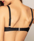 Maillot de bain grande taille coque La Costa Antigel noir Antigel Bain FBA4090-NO