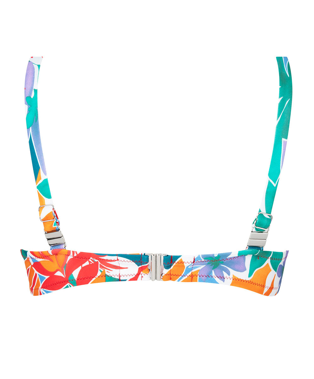 Maillot de bain grande taille coque La Flaneuse papiers découpés multicolore Antigel Bain FBB4067-PD 100