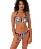Haut de maillot de bain tour de cou grande taille Electro rave Multicolore Freya swim AS204204-MUI