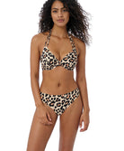 Haut de maillot de bain tour de cou grande taille Animal instinct Natural Freya swim AS203904-NAL