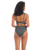 Soutien-gorge de bain foulard apex haute Check In monochrome Freya swim AS201913-MOM