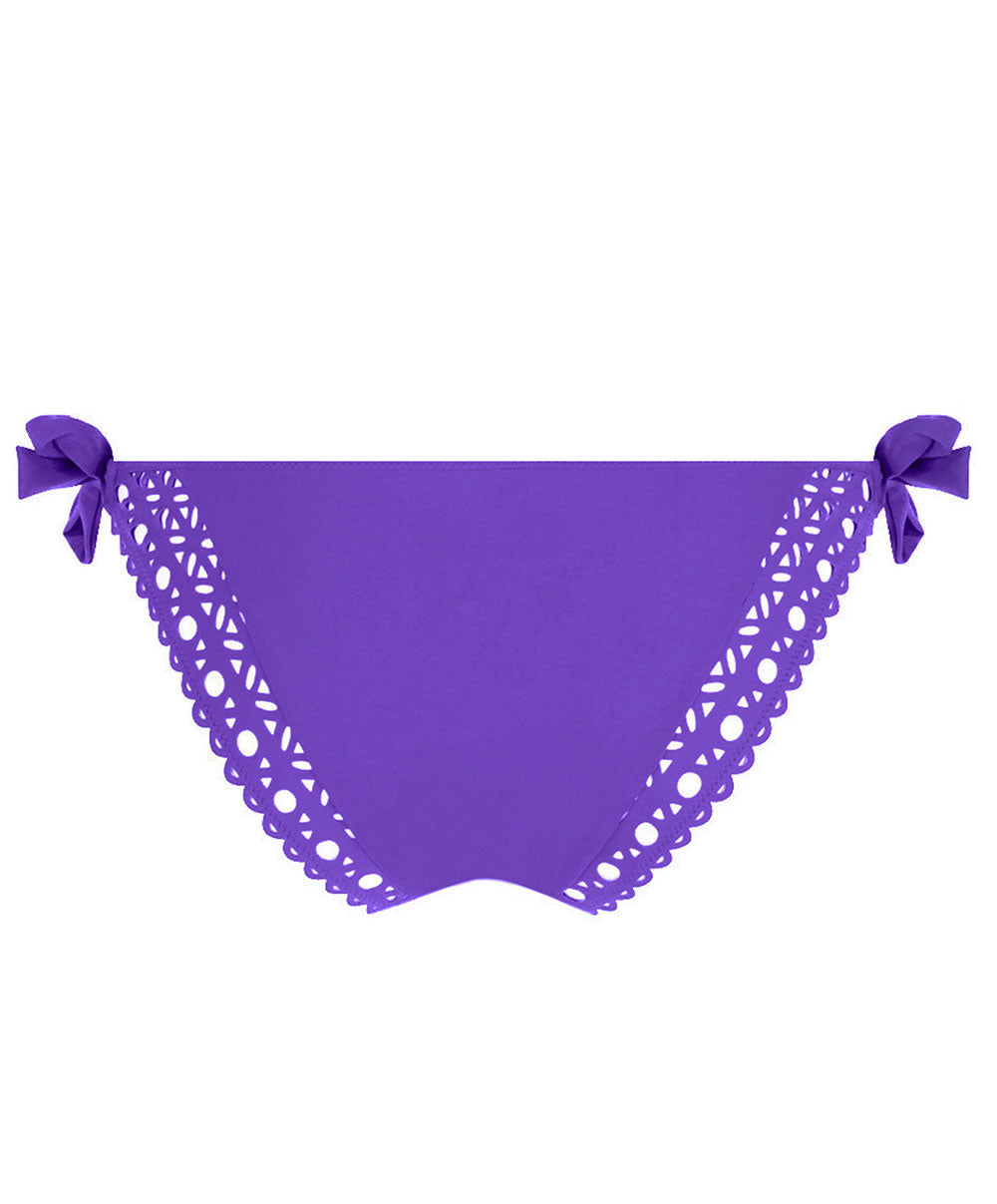 Maillot de bain slip bikini Lise Charmel bain Ajourage Couture iris ABA0115-IC